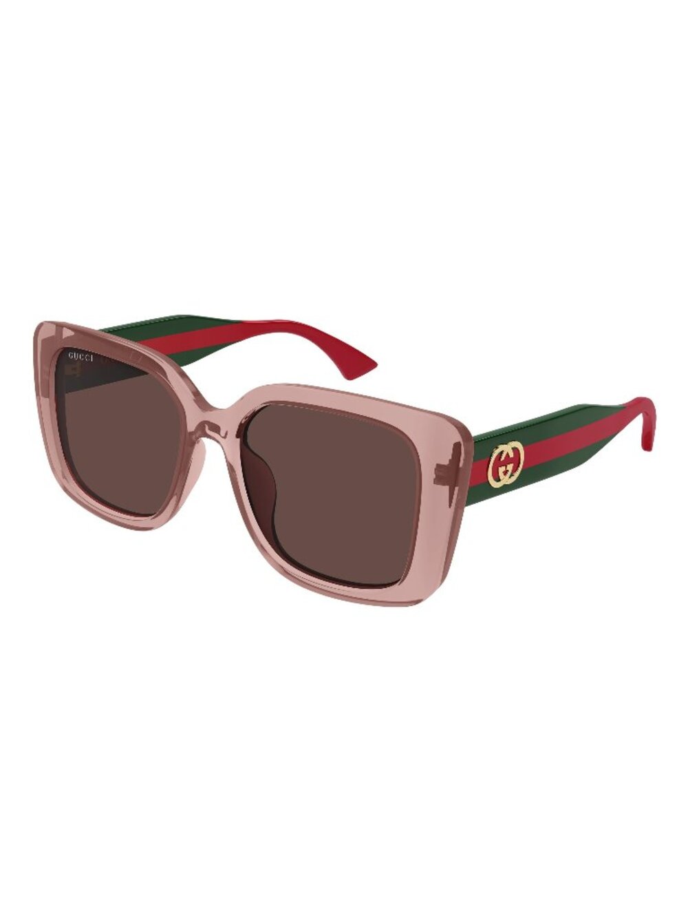New Gucci Women's Sunglasses Pink Purple Lens Acetate Frame GG2118SA 003 55